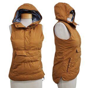 Holden Outerwear Love Vest Puffer Golden Yellow Hooded Outdoor Jacket S